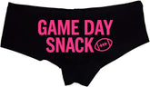 Game Day Snack Sexy Football Panties for Women – Naughty Boyshort Lingerie – Cute Sports Gift Underwear