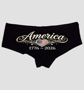 America 1776 Panties – Women’s Patriotic Boyshort Lingerie