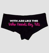 With Ass Like This Who Needs Big Tits Booty Shorts Boyshort Cotton Bikini Bottom Sexy Panties