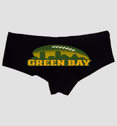 Sexy Girl Rock Green Bay Booty Shorts – Fan Gift Panties for Wife or Girlfriend