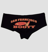 San Francisco Booty Panties – Women’s Sexy Boyshort Underwear – Fun Football Inspired Lingerie Gift