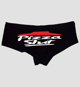 Pizza Slut Panties – Naughty Cotton Boyshorts for Women, Funny Sexy Lingerie Gift S-3X, Cheeky Parody Underwear