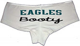Eagles Booty Panties–Cheeky Fan Girl Hipster Underwear for Women | Flirty Cotton Boyshorts Gift | Low-Rise Game Day Lingerie