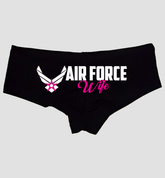 Sexy Military Air Force Wife Booty Shorts Boyshort Cotton Bikini Bottom Panties