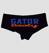 Sexy Girl Rock Gator Booty Panties – Football-Inspired Cotton Boyshorts for Women, Cheeky Game Day Lingerie S-3X Sizes