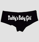 Daddy’s Baby Girl Panties – Flirty Cotton Booty Shorts with Sayings for Women, Low-Rise Lingerie Gift for Wife, Girlfriend