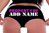 Sexy Girl Rock Custom Property of Daddy Women’s Panties – Flirty Premium Cotton Underwear for Her