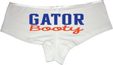 Sexy Girl Rock Gator Booty Panties – Football-Inspired Cotton Boyshorts for Women, Cheeky Game Day Lingerie S-3X Sizes
