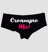 Sexy Girl Rock Creampie Me Panties for Women – Naughty Cotton Boyshorts, Spicy Bedroom Lingerie, Flirty Low-Rise Underwear