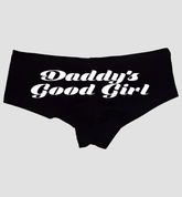 Daddy’s Good Girl Panties—Naughty Cotton Lingerie for Women, Cheeky Low-Rise Boyshorts for Submissive Wives, Gift for Girl