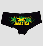 Jamaica Paint Splash Panties – Women’s Flirty Boyshort Lingerie