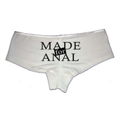 Made for Anal Booty Shorts – Black Cotton Boyshort Panties for Women – Naughty Sexy Gift Lingerie S-3X