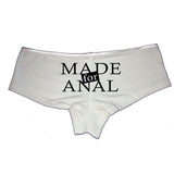 Made for Anal Booty Shorts – Black Cotton Boyshort Panties for Women – Naughty Sexy Gift Lingerie S-3X