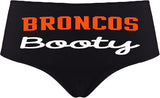 Sexy Girl Rock Broncos Booty Panties for Women – Cheeky Cotton Boyshorts, Spicy Lingerie for Sports Fans, Game Day Underwear