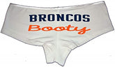 Sexy Girl Rock Broncos Booty Panties for Women – Cheeky Cotton Boyshorts, Spicy Lingerie for Sports Fans, Game Day Underwear