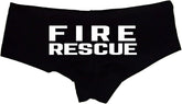Fire Rescue Sexy Panties for Women – Naughty Firefighter Boyshort Lingerie – Fun Roleplay Underwear Gift