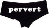 Pervert Booty Shorts Boyshort Cotton Bikini Bottom Sexy Panties