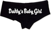 Daddy’s Baby Girl Panties – Flirty Cotton Booty Shorts with Sayings for Women, Low-Rise Lingerie Gift for Wife, Girlfriend