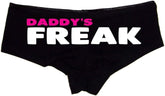Daddy's Freak Booty Shorts – Cotton Boyshort Bikini Bottom Sexy Women’s Panties – Fun and Flirty Gift