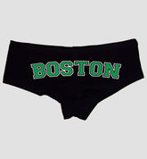 Boston Booty Shorts – Sexy Varsity-Style Panties for Women, Cheeky Cotton Underwear Gift for Girlfriend or Sports Fan S-3X