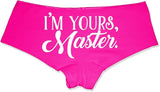 I'm Yours Master Booty Shorts Boyshort Cotton Bikini Bottom Sexy Panties