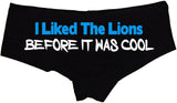 Sexy Girl Rock Liked The Lions Before It Was Cool Panties – Funny Booty Shorts for Women, Cheeky Low-Rise Cotton Lingerie