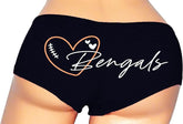 Sexy Girl Rock Bengals Booty Shorts Women’s Premium Cotton Panties – Fun and Flirty Gift for Her