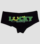 Booty Panties – Women’s Sexy Boyshort Underwear – St. Patrick’s Day Lingerie Gift – Shamrock Design