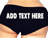 SGR Add Your Own Text Custom Panties, Premium Cotton, Naughty Panties for Women, Sexy Gifts for Wife