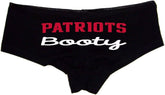 Patriots Booty Panties – Sexy Cotton Boyshorts for Women, Flirty Game Day Gift Lingerie S-3X, Team-Inspired Underwear