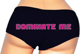 Dominate Me Booty Shorts Boyshort Cotton Bikini Bottom Sexy Panties