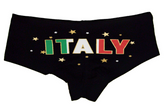 Italy Panties – Women’s Sexy Boyshort Underwear – Soccer Fan Lingerie Gift – Italian Flag Design