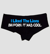 Sexy Girl Rock Liked The Lions Before It Was Cool Panties – Funny Booty Shorts for Women, Cheeky Low-Rise Cotton Lingerie