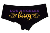 Sexy Girl Rock Los Angeles Booty Panties – Women’s Boyshort Underwear – Funny City Lingerie Gift for Basketball Lovers & LA Girls