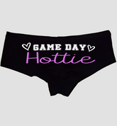 Game Day Hottie Football Panties – Women’s Black Brief Underwear
