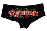 Sexy Girl Rock I’m The Redhead Panties – Funny Women’s Boyshort Underwear – St Patrick’s Day & Dibs-Inspired Lingerie Gift