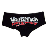 New England Panties – Women’s Sexy Boyshort Underwear – Red Silver Graphic Lingerie Gift – Regional Pride