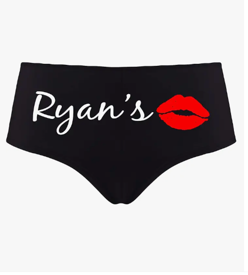 A Flirty Personalized Underwear Gift That Gets Attention