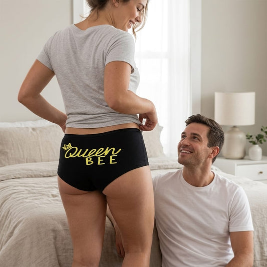 Queen Bee 👑🐝 – Sassy & Confident Custom Panties for the Queen in Your Life