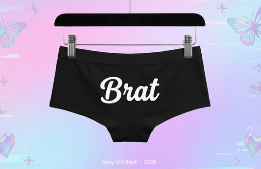 Brat Panties – Playful & Confident Style | Sexy Girl Rock 2026