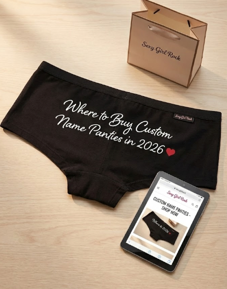 Where to Buy Custom Name Panties in 2026