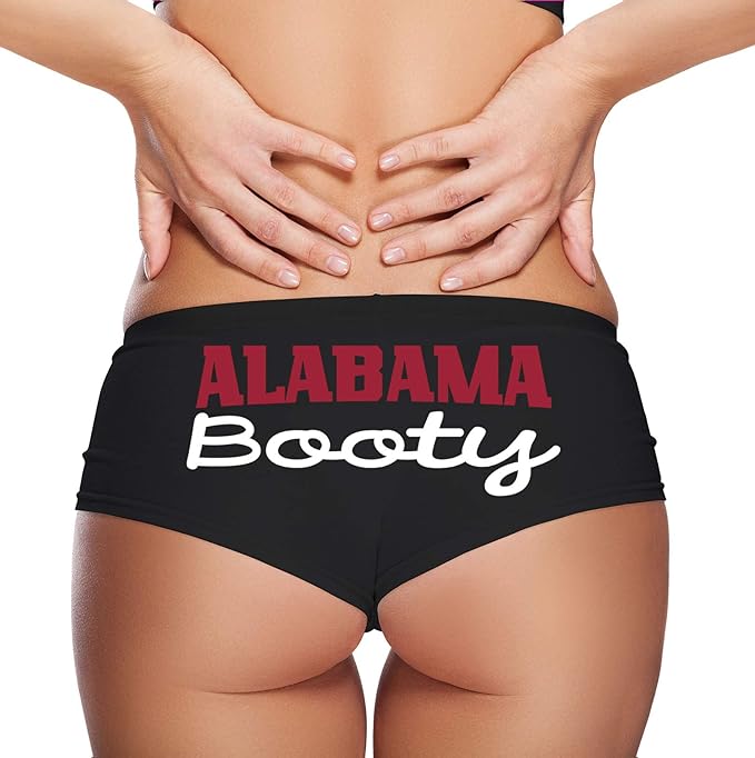 Alabama Booty Panties – Cheeky Southern Girl Cotton Underwear | Flirty Low-Rise Hipster Lingerie