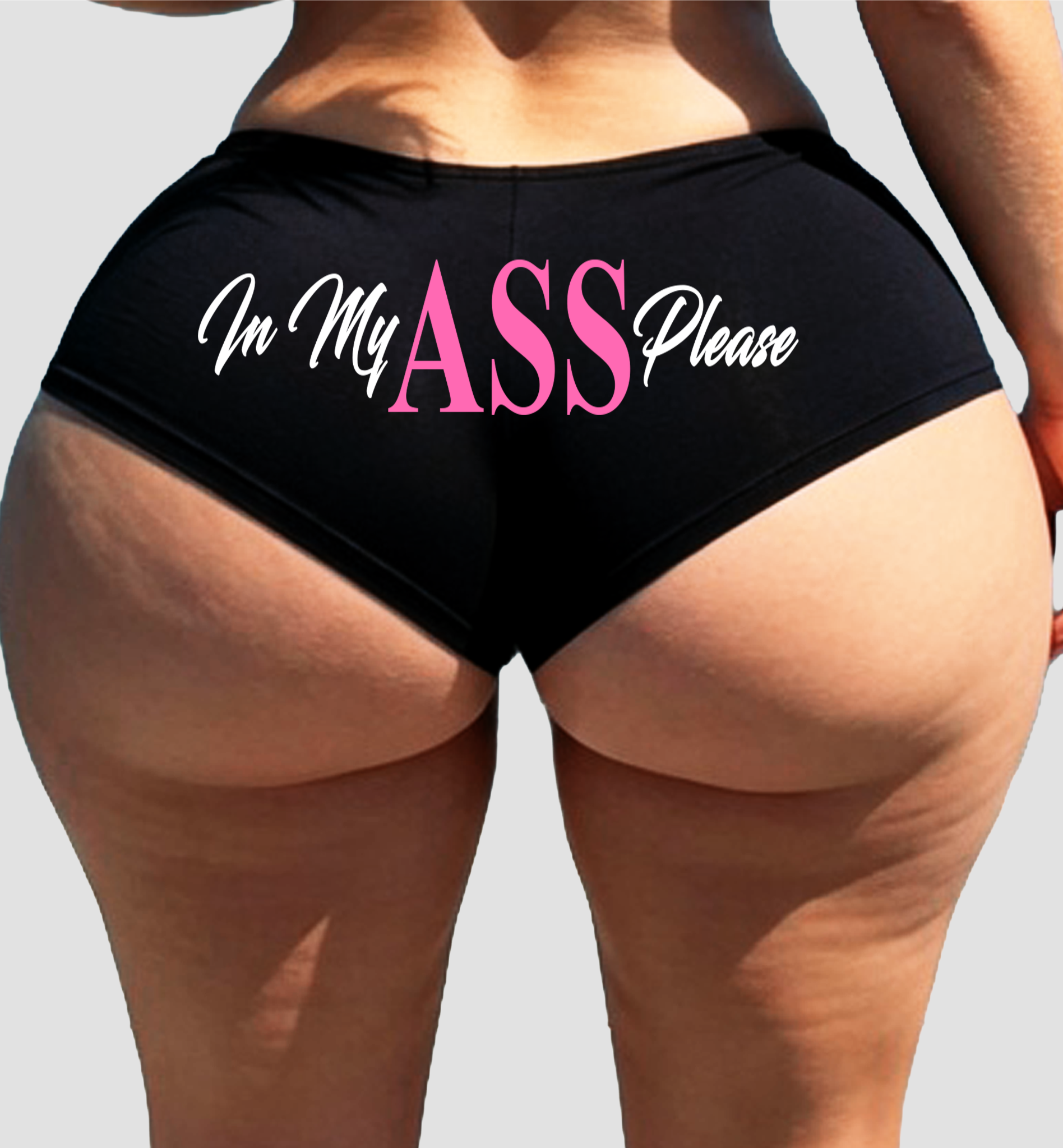 Sexy Girl Rock In My Ass Please Panties for Women – Naughty Cotton Booty Shorts, Low-Rise Flirty Lingerie for Submissive Wives
