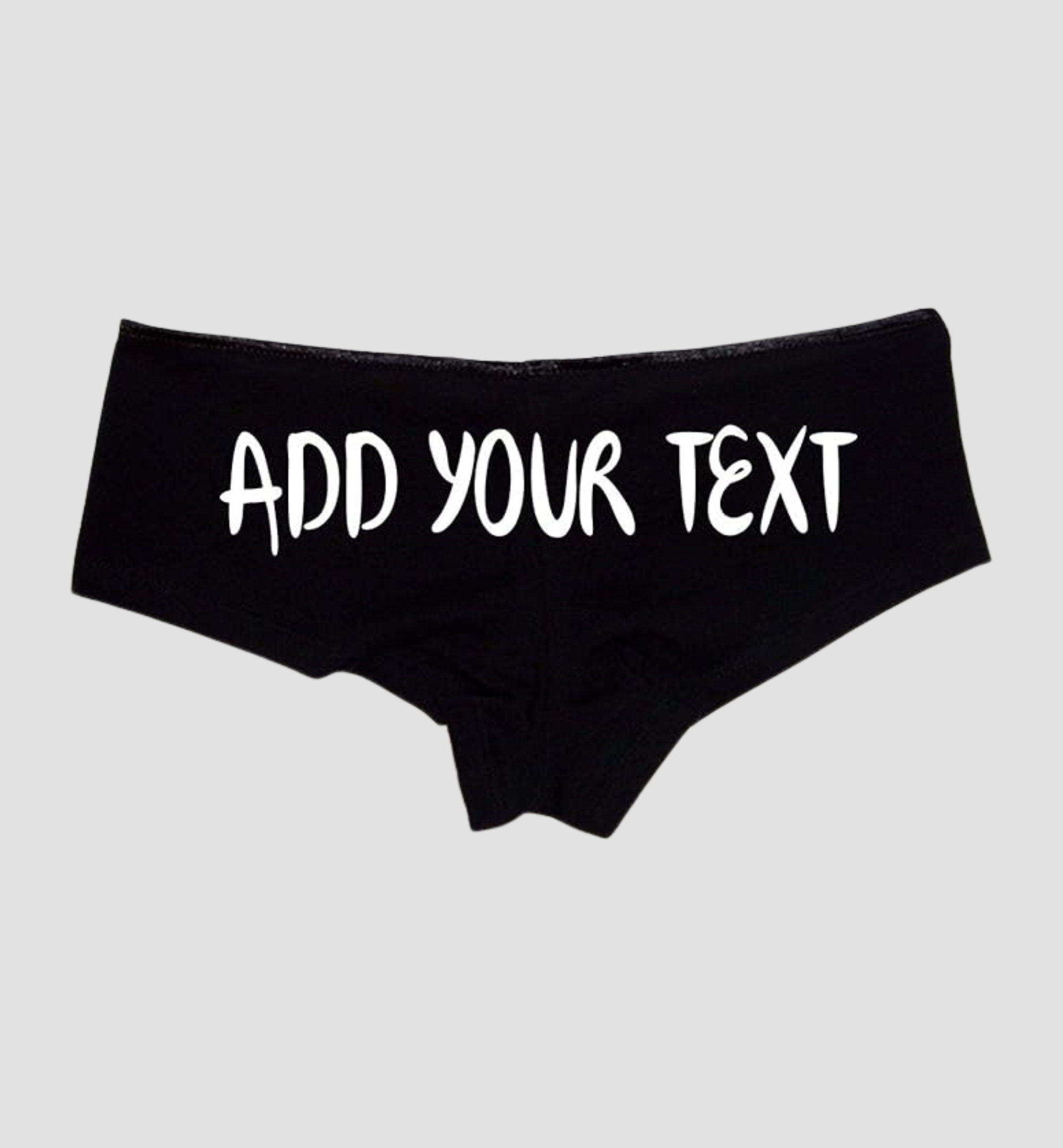 Sexy Girl Rock SGR Customizable Panties for Women – Add Your Own Text and Fonts – Premium Cotton Personalized Underwear