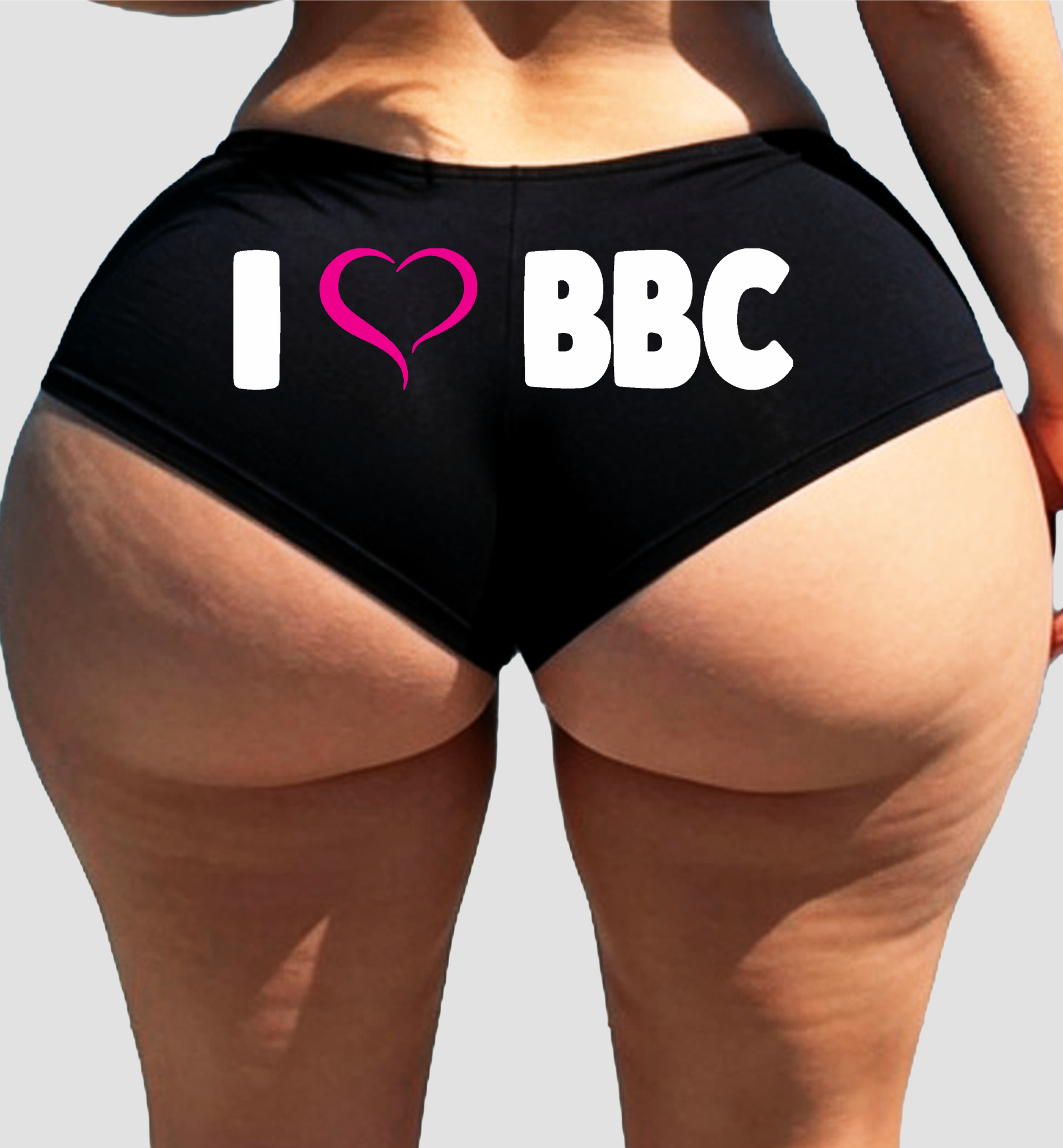 I Love BBC Panties for Women – Naughty Boyshort Lingerie, Cheeky Cotton Underwear, Sexy Gift for Wife or Hotwife