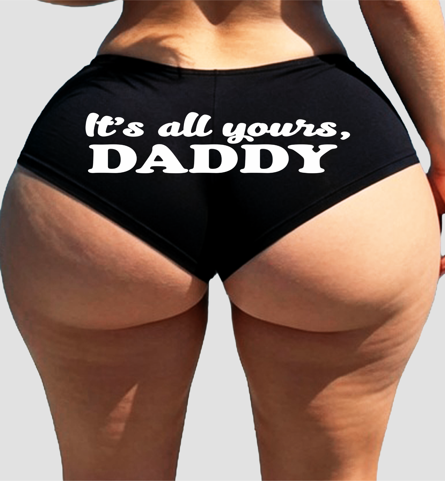 It's All Yours, Daddy Booty Shorts Boyshort Cotton Bikini Bottom Sexy Panties…