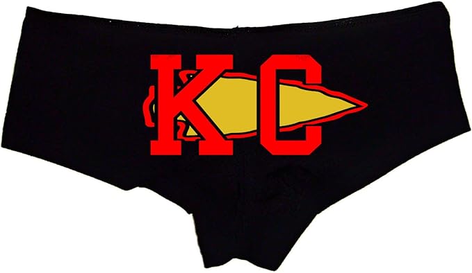 Sexy Girl Rock KC Arrow Novelty Hipster Panties For Women Black