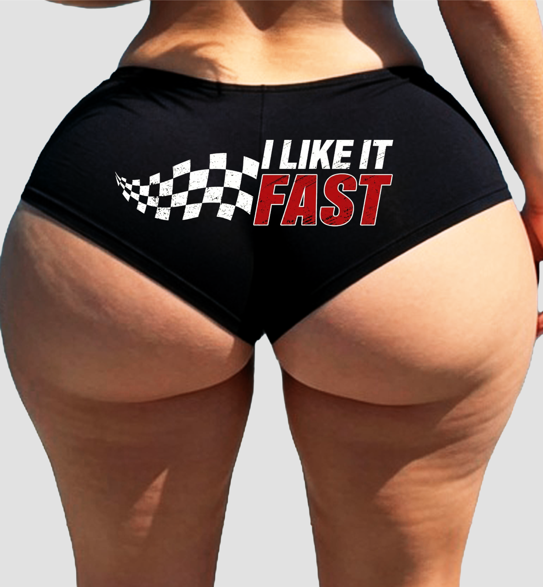I Like It Fast Panties – Women’s Boyshort Lingerie – Funny Racing Fan Gift