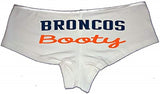 Sexy Girl Rock Broncos Booty Panties for Women – Cheeky Cotton Boyshorts, Spicy Lingerie for Sports Fans, Game Day Underwear