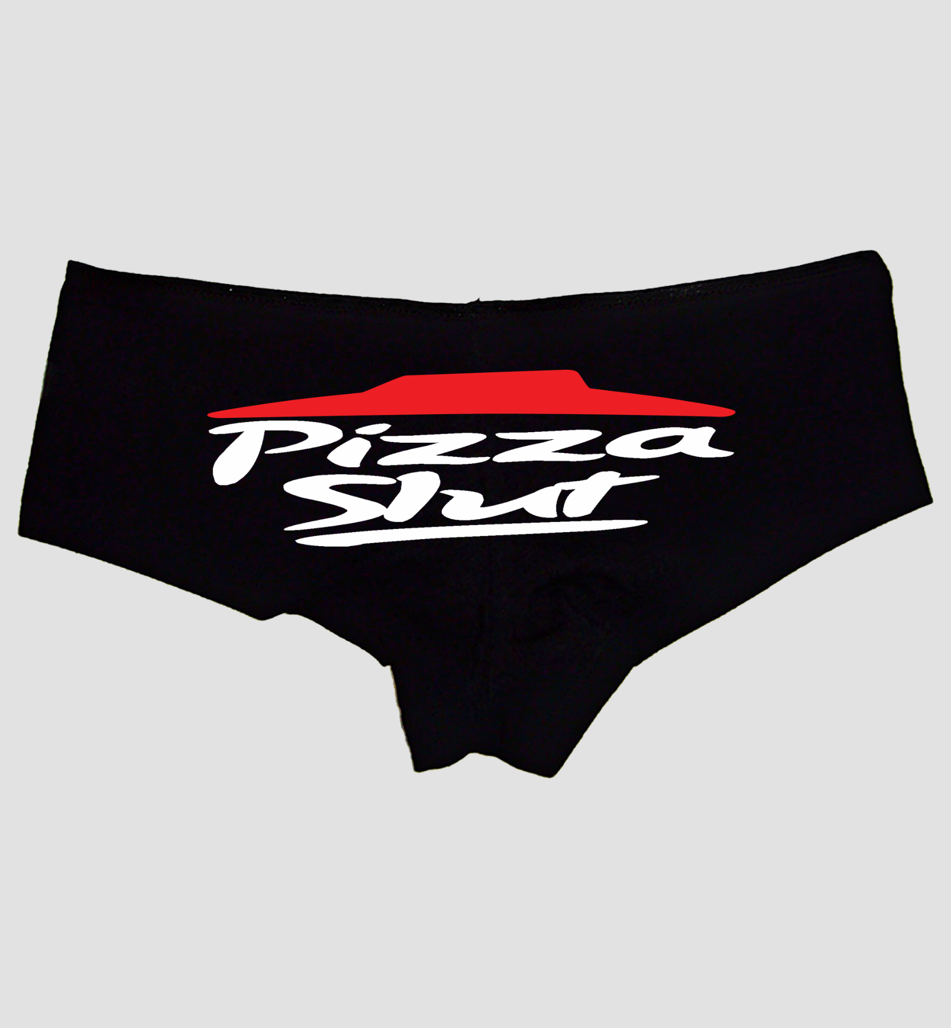 Pizza Slut Panties – Naughty Cotton Boyshorts for Women, Funny Sexy Lingerie Gift S-3X, Cheeky Parody Underwear